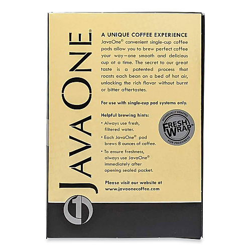 Java One Coffee Pods, French Vanilla, Single Cup, 14/Box (70400)