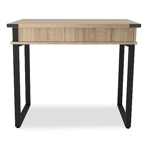 Safco Mirella SOHO Desk with Drawer, 36.25" x 22.25" x 30", Black (5512SDD)