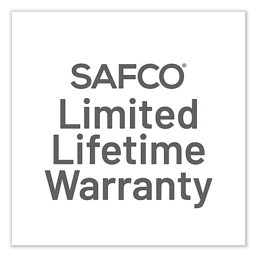 Safco Commute Extended Height Task Chair, Supports Up to 275 lb, 22.25" to 32.25" Seat Height, Black Seat, Black Back, Black Base (7827BL)