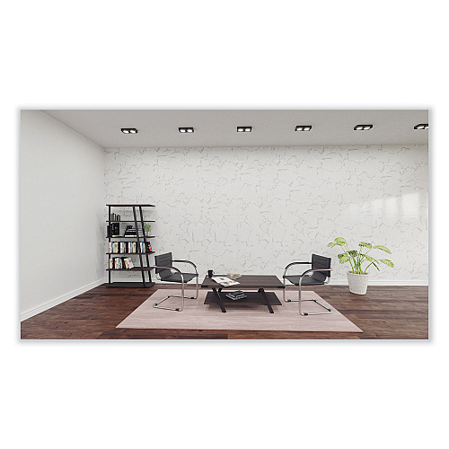 Safco Coffee Table, Rectangular, 48 x 23.75 x 16, Southern Tobacco Top, Black Base (MRCFTSTO)