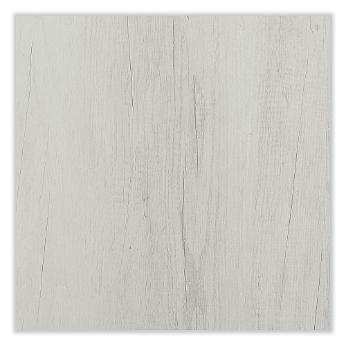 Safco Coffee Table, Rectangular, 51 x 23.78 x 16, White Ash Top, Silver Base (MRCFTWAH)
