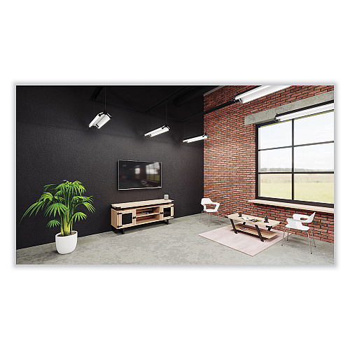 Safco Coffee Table, Rectangular, 48 x 23.75 x 16, Sand Dune Top, Black Base (MRCFTSDD)