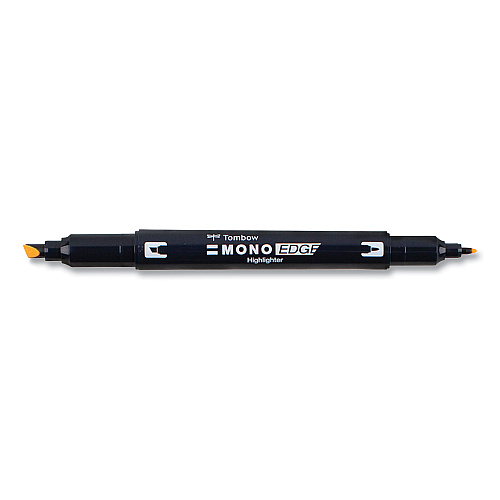Tombow Highlighters, Golden Yellow Ink, Bullet/Chisel Tip, Golden Yellow Barrel, 10/Box (56410)
