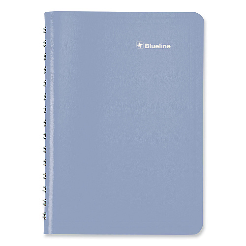 Blueline Academic Daily/Monthly Planner, 8 x 5, Blue Cover, 12-Month (Aug to July): 2025 to 2026 (CA201F02)