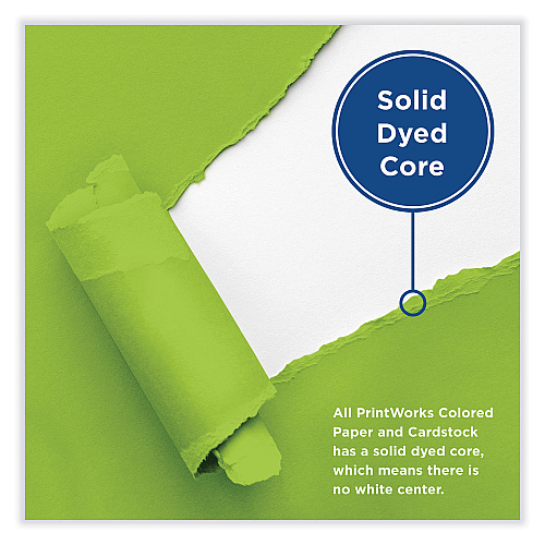 Printworks Professional Color Cardstock, 65 lb Cover Weight, 8.5 x 11, Emerald Green, 250/Ream (00115)