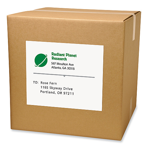 Avery Full-Sheet Vibrant Inkjet Color-Print Labels, 8.5 x 11, Matte White, 20/Pack (8255)