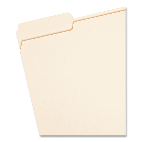 Smead Manila File Folders, 1/3-Cut Tabs: Left Position, Letter Size, 0.75" Expansion, Manila, 100/Box (10331)