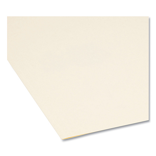Smead Reinforced Tab Manila File Folders, 1/3-Cut Tabs: Assorted, Letter Size, 0.75" Expansion, 11-pt Manila, 100/Box (10334)