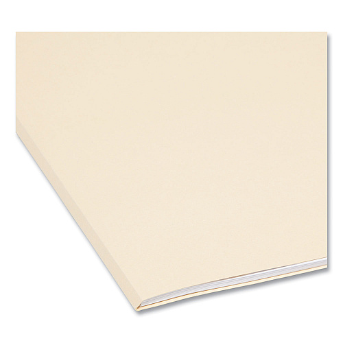 Smead 100% Recycled Manila Top Tab File Folders, 1/3-Cut Tabs: Assorted, Letter Size, 0.75" Expansion, Manila, 100/Box (10339)