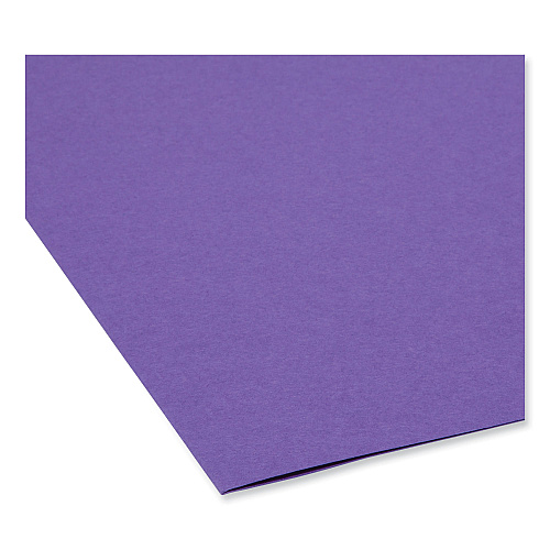 Smead Colored File Folders, 1/3-Cut Tabs: Assorted, Letter Size, 0.75" Expansion, Assorted: Gray/Maroon/Navy/Purple/Teal, 100/Box (11948)