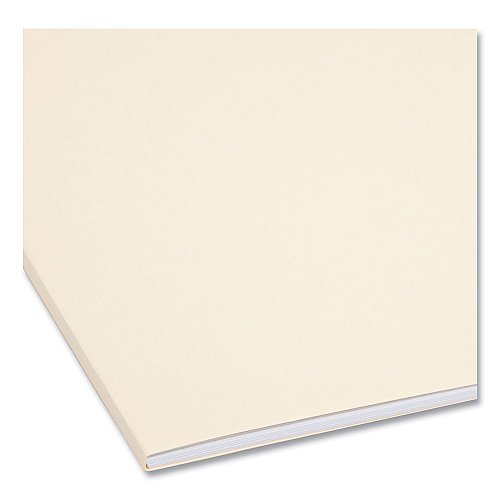 Smead Top Tab Fastener Folders, Straight Tabs, 0.75" Expansion, 1 Fastener, Letter Size, Manila Exterior, 50/Box (14510)