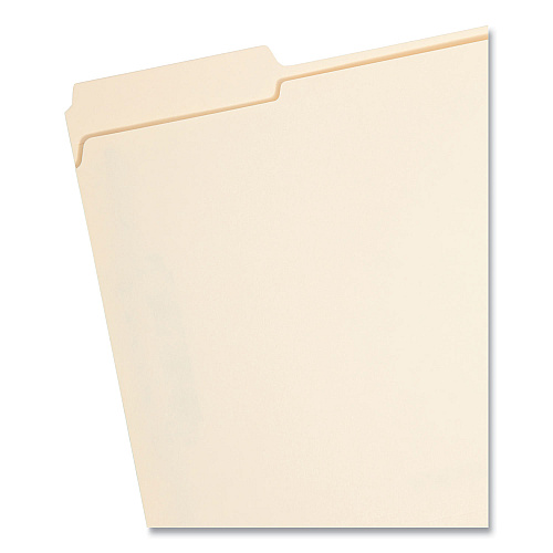 Smead Manila Fastener Folders with SafeSHIELD Coated Fasteners, 0.75" Expansion, 2 Fasteners, Letter Size, Manila Exterior, 50/Box (14555)