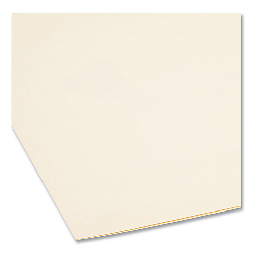 Smead Manila Fastener Folders with SafeSHIELD Coated Fasteners, 0.75" Expansion, 2 Fasteners, Letter Size, Manila Exterior, 50/Box (14555)