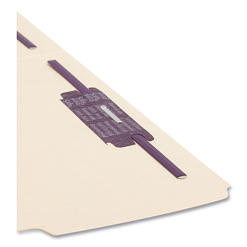 Smead Manila Fastener Folders with SafeSHIELD Coated Fasteners, 0.75" Expansion, 2 Fasteners, Letter Size, Manila Exterior, 50/Box (14555)