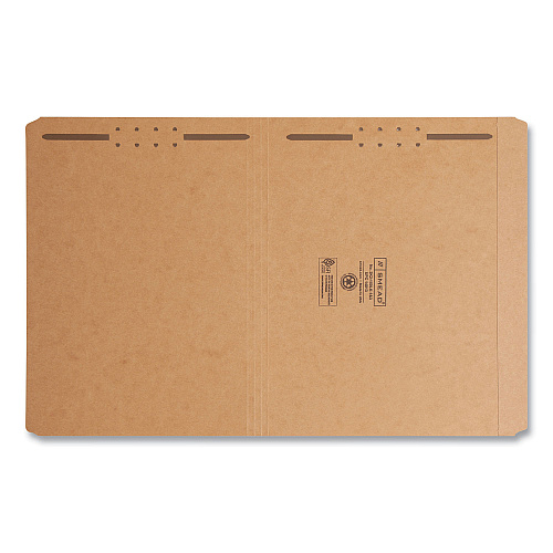 Smead Kraft Fastener Folders, 0.75" Expansion, 2 Fasteners, Letter Size, Kraft Exterior, 50/Box (14813)
