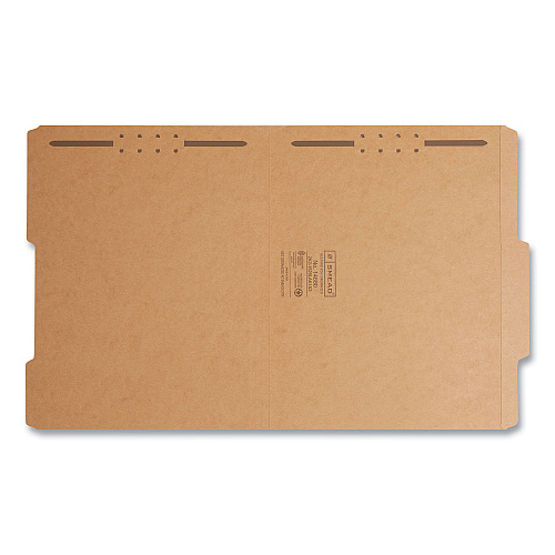 Smead Top Tab Fastener Folders, Guide-Height 2/5-Cut Tabs, 0.75" Expansion, 2 Fasteners, Letter Size, 11-pt Kraft, 50/Box (14880)