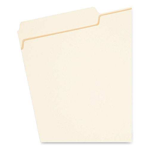 Smead Interior File Folders, 1/3-Cut Tabs: Assorted, Legal Size, 0.75" Expansion, Manila, 100/Box (15230)