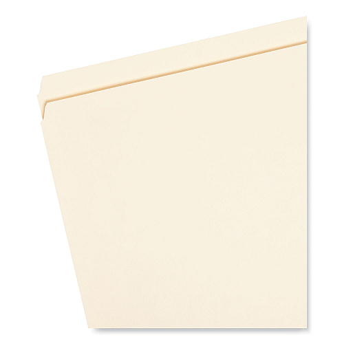 Smead Manila File Folders, Straight Tabs, Legal Size, 0.75" Expansion, Manila, 100/Box (15300)