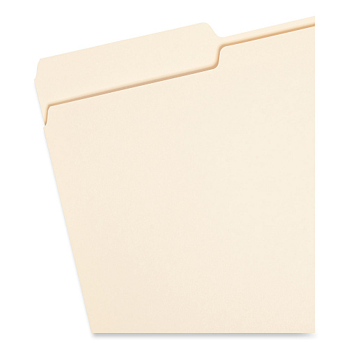 Smead Manila File Folders, 1/3-Cut Tabs: Left Position, Legal Size, 0.75" Expansion, Manila, 100/Box (15331)