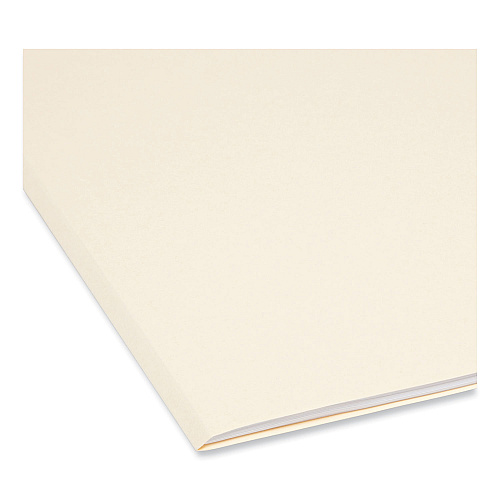 Smead Manila File Folders, 1/3-Cut Tabs: Center Position, Legal Size, 0.75" Expansion, Manila, 100/Box (15332)