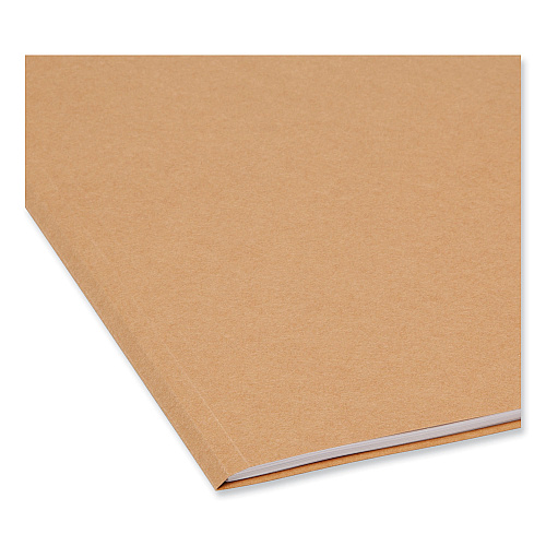 Smead Heavyweight Kraft File Folder, Straight Tabs, Legal Size, 0.75" Expansion, 11-pt Kraft, Brown, 100/Box 8 1/2" x 14" - 11 pt. - 2 Plys - Kraft - 10% Recycled - 100 / Box (15710)