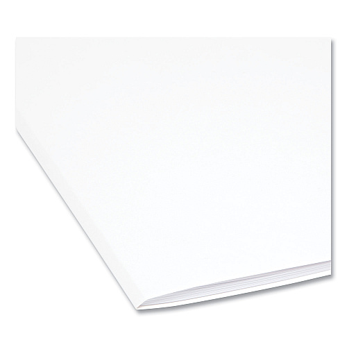 Smead Reinforced Top Tab Colored File Folders, 1/3-Cut Tabs: Assorted, Legal Size, 0.75" Expansion, White, 100/Box 8 1/2" x 14" - 3/4" Expansion - Top Tab Location - Assorted Tab Position - 11 pt. - 2 Plys - White - 10% Recycled - 100 / Box (17834)