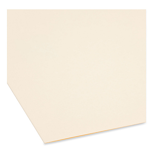 Smead Top Tab Fastener Folders, 1/3-Cut Tabs: Assorted, 0.75" Expansion, 1 Fastener, Legal Size, Manila Exterior, 50/Box (19534)