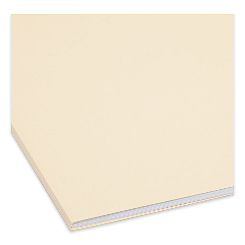 Smead Top Tab Fastener Folders, 1/3-Cut Tabs: Assorted, 0.75" Expansion, 2 Fasteners, Legal Size, Manila Exterior, 50/Box (19547)