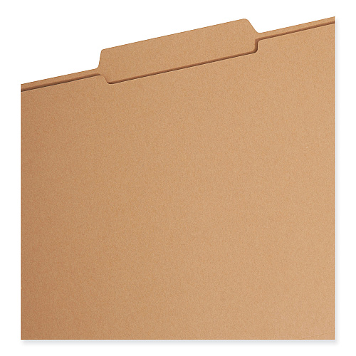 Smead Top Tab Fastener Folders, Guide-Height 2/5-Cut Tabs, 0.75" Expansion, 2 Fasteners, Legal Size, 11-pt Kraft, 50/Box (19880)