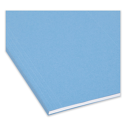 Smead FasTab Hanging Folders, Letter Size, 1/3-Cut Tabs, Blue, 20/Box (64099)