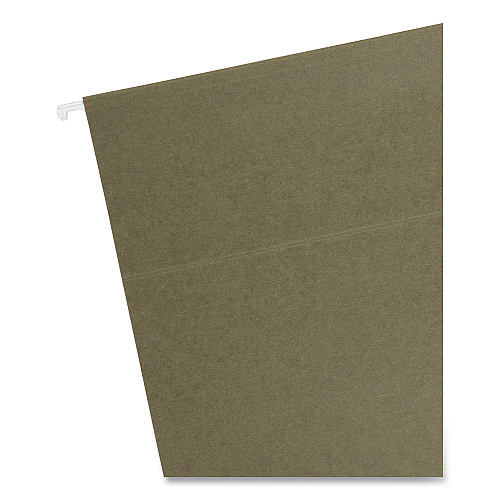 Smead Box Bottom Hanging File Folders, 2" Capacity, Letter Size, Standard Green, 25/Box (65090)