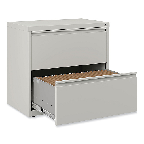 Alera Lateral File, 2 Legal/Letter-Size File Drawers, Light Gray, 36" x 18.63" x 28" (ALEHLF3029LG)