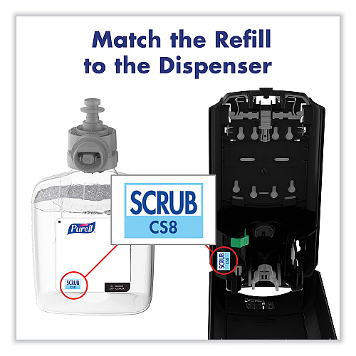 PURELL Waterless Surgical Scrub Gel Hand Sanitizer, 1,200 mL Refill Bottle, Fragrance-Free, For CS-8 Dispenser, 2/Carton (786902CT)