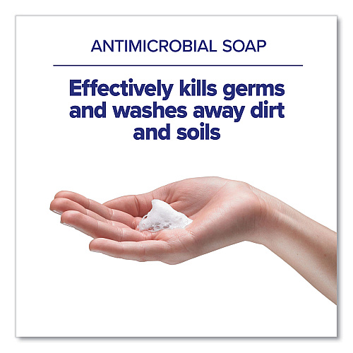 PURELL Healthy Soap 2.0% CHG Antimicrobial Foam Refill for CS8 Dispensers, Fragrance-Free, 1,200 mL, 2/Carton (788102)