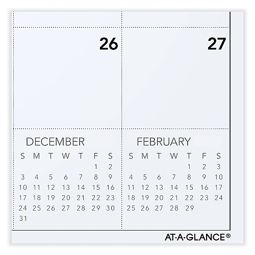 AT-A-GLANCE Landscape Monthly Wall Calendar, Landscapes Photography, 12 x 12, White/Multicolor Sheets, 12-Month (Jan to Dec): 2026 (88200)