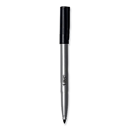 BIC ReVolution Permanent Markers, Fine Bullet Tip, Black, 36/Pack (PMER36BLK)