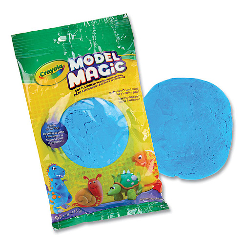 Crayola Model Magic Modeling Compound, 4 oz Packet, Blue (574442)