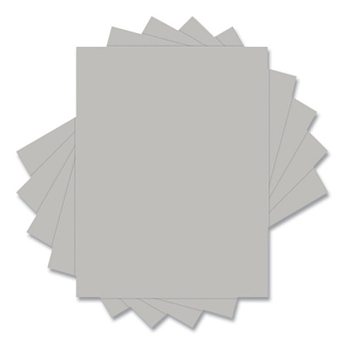 Lettermark 30% Recycled Colored Paper, 20 lb Bond Weight, 8.5 x 11, Gray, 500/Ream (94302)