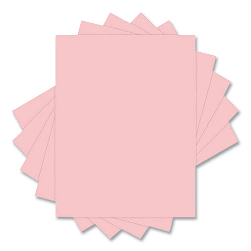 Lettermark 30% Recycled Colored Paper, 20 lb Bond Weight, 8.5 x 11, Pink, 500/Ream (94314)