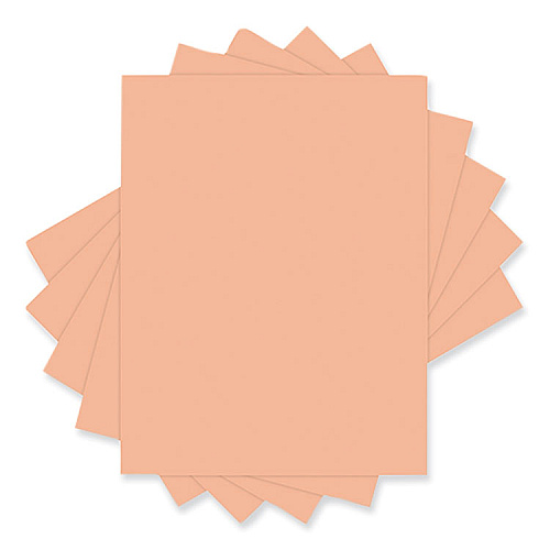 Lettermark 30% Recycled Colored Paper, 20 lb Bond Weight, 8.5 x 11, Salmon, 500/Ream (94318)