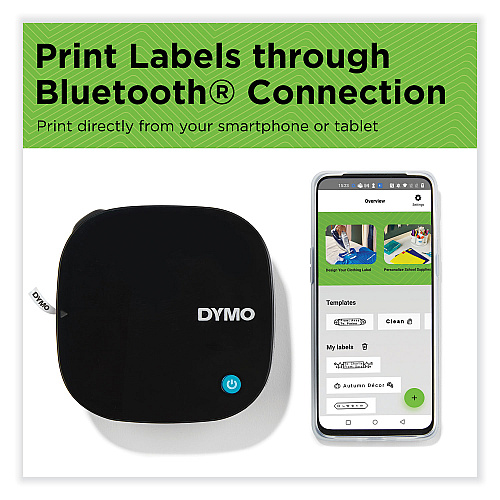 DYMO LetraTag 200B Portable Thermal Bluetooth Label Maker, 1.77 x 4.72 x 4.72 (2179979)