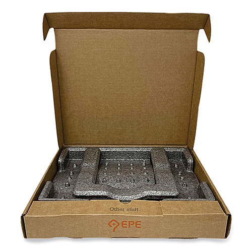 Epe Tablet Shipping Box, One-Piece Foldover (OPF), Medium, 11.75" x 14.25 x 2, Brown Kraft (LTCS00201)