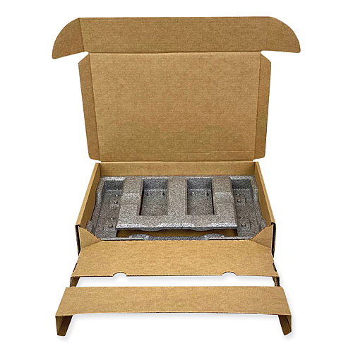 Epe Laptop Shipping Box, One-Piece Foldover (OPF), Large, 17.25" x 11.68" x 3.75", Brown Kraft (LTCS00401)