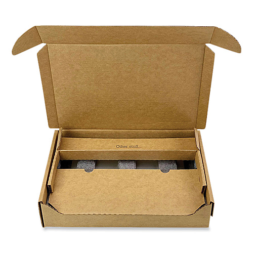 Epe Laptop Shipping Box, One-Piece Foldover (OPF), Large, 17.25" x 11.68" x 3.75", Brown Kraft (LTCS00401)