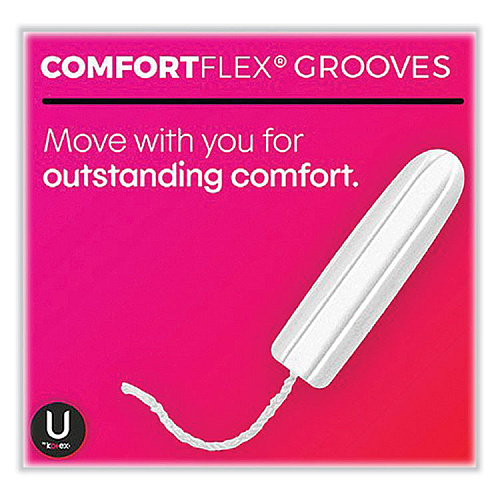 U by Kotex Click Compact Tampons, Super, 32/Pack (51583)