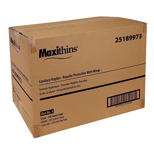 Pad Maxi With Wings, Case Of 250 (25189973)