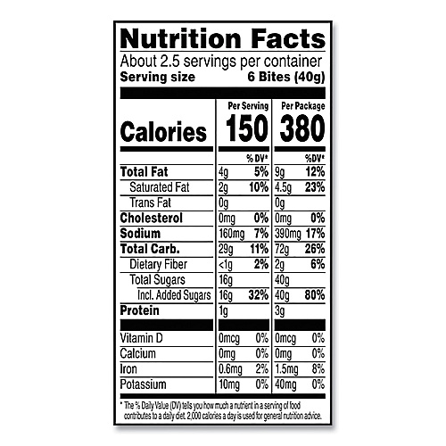 Kellogg's Pop Tarts Bites, Confetti Cake, 3.5 oz Bag, 6/Carton (25063)
