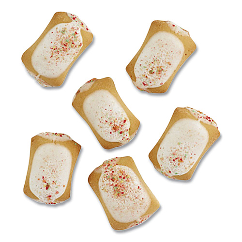 Kellogg's Pop Tarts Bites, Frosted Strawberry, 3.5 oz Bag, 6/Carton (25069)