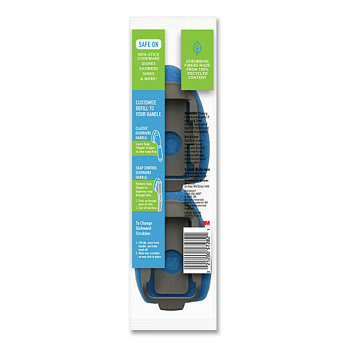 Scotch-Brite Non-Scratch Dishwand Refills, Blue, 2/Pack (48312)