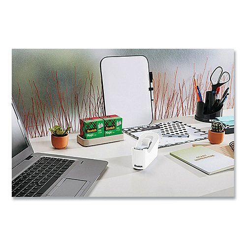 Scotch C18 Desktop Dispenser, 1" Core, White (C18MX)